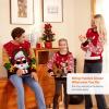 imageAdult Snowman Ugly Sweater with Light Bulbs