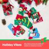 imageJOYIN 12 Pairs Christmas Socks Warm Soft Cotton Christmas Crew Socks for Women Holiday or Birthday Gift