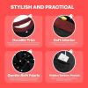 imageJOYIN Kids Christmas Ugly Sweater LED Light Up Reindeer Xmas Sweater Builtin Light Bulbs for Boys Girls Black Medium