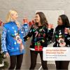 imageJOYIN Ugly Christmas Sweater for Women Light Up Long Xmas Sweater for Women Novelty Christmas Sweater Pullover for PartyBlue