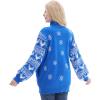 imageJOYIN Ugly Christmas Sweater for Women Light Up Long Xmas Sweater for Women Novelty Christmas Sweater Pullover for PartyBlue