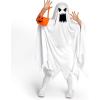 imageSpooktacular Creations Ghost Costume for Kids with Pumpkin Basket Scary Halloween Costume for BoysAngry