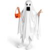 imageSpooktacular Creations Ghost Costume for Kids with Pumpkin Basket Scary Halloween Costume for BoysAngry