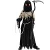 imageSpooktacular Creations Glowing Eyes Grim Reaper Costume for Kids Halloween Costume for Boys Halloween Dressup PartyBrown