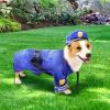 imageSpooktacular Creations Halloween Dog Pet Police Costume Shirt with Belt Handcuffs Walkie Talkie for Halloween Dressup Party Role Play Carnival Cosplay Holiday Decorations Clothes XLargeSmall