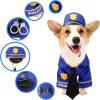 imageSpooktacular Creations Halloween Dog Pet Police Costume Shirt with Belt Handcuffs Walkie Talkie for Halloween Dressup Party Role Play Carnival Cosplay Holiday Decorations Clothes XLargeXLarge