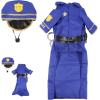 imageSpooktacular Creations Halloween Dog Pet Police Costume Shirt with Belt Handcuffs Walkie Talkie for Halloween Dressup Party Role Play Carnival Cosplay Holiday Decorations Clothes XLargeSmall