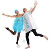 imageSpooktacular Creations Loofah and Soap Costume Halloween Couples Costume for Adult for Halloween Cosplay PartyBlue