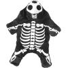 imageSpooktacular Creations Pet Dog Plush Skeleton Hoodie Costume for Halloween Dress Up Party Pet Carnival Outdoor Play