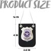 imageSpooktacular Creations Police Pretend Play Toy Set for School Classroom Dress Up Pretend Play Detective Role Play Accessory Easter Basket Stuffers Birthday Party Favor SuppliesSilver