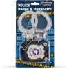 imageSpooktacular Creations Police Pretend Play Toy Set for School Classroom Dress Up Pretend Play Detective Role Play Accessory Easter Basket Stuffers Birthday Party Favor SuppliesSilver