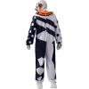 imageSpooktacular Creations Scary Clown Costume Adult Scary Halloween Costume Men with Jumpsuit and Mask