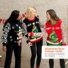 imageWomens LED Light Up Get Lit Christmas Tree Ugly Christmas Sweater