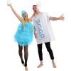 imageSpooktacular Creations Loofah and Soap Costume Halloween Couples Costume for Adult for Halloween Cosplay PartyBlue