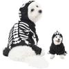 imageSpooktacular Creations Pet Dog Plush Skeleton Hoodie Costume for Halloween Dress Up Party Pet Carnival Outdoor Play