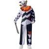 imageSpooktacular Creations Scary Clown Costume Adult Scary Halloween Costume Men with Jumpsuit and Mask