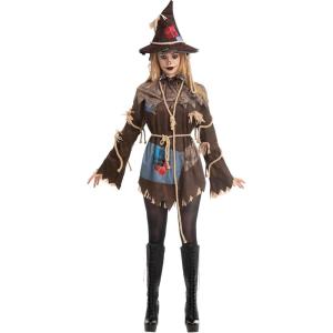 imageSpooktacular Creations Scary Scarecrow Costume Women Creepy Halloween Costumes for Women Adult