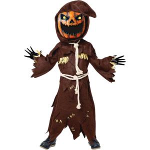imageSpooktacular Creations Scary Scarecrow Costume for Kids Halloween Costume for Boys wPumpkin Head Pumpkin Outfit for Boys3T34 yr