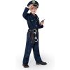 imageJOYIN Toy Halloween Toddler Police Costume Police Officer Costume for Boys Kids Cop Outfit for Halloween Pretend Roleplay