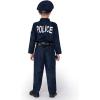 imageJOYIN Toy Halloween Toddler Police Costume Police Officer Costume for Boys Kids Cop Outfit for Halloween Pretend Roleplay