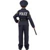 imageSpooktacular Creations 14PCS Halloween Police Costume for Kids Police Officer Costume for Boys Toddler RolePlay PartyBlack