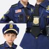 imageSpooktacular Creations 14PCS Halloween Police Costume for Kids Police Officer Costume for Boys Toddler RolePlay PartyBlue