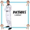 imageSpooktacular Creations Adult Men Astronaut Costume Aerospace Astronaut Suit Jumpsuit for Halloween Costume