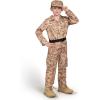 imageSpooktacular Creations Army Costume for Boys Kids Military Costume Soldier DressUp with Accessories for Halloween RoleplayKhaki