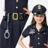 imageSpooktacular Creations Girl Police Costume Toddler Police Officer Costume Set Cop Outfit for Kids Halloween DressUp Party