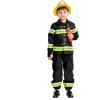 imageSpooktacular Creations Halloween 14PCS Firefighter Costume for Kids Boys Fireman Costume with Toys Set for Toddler RolePlayBlack