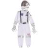 imageSpooktacular Creations Halloween Astronaut Costume for Kids Unisex Astronaut Outfit Toddler Pilot Jumpsuit for Themed PartyWhite