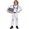 imageSpooktacular Creations Halloween Astronaut Costume for Kids Unisex Astronaut Outfit Toddler Pilot Jumpsuit for Themed PartyWhite