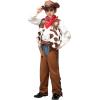 imageSpooktacular Creations Halloween Cowboy Hat Costume for Boys Kids White Brown Western Costume Deluxe Cowboy Outfit Set for Toddler Halloween RolePlay Themed Party Small 57 yrsWhitebrown
