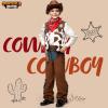 imageSpooktacular Creations Halloween Cowboy Hat Costume for Boys Kids White Brown Western Costume Deluxe Cowboy Outfit Set for Toddler Halloween RolePlay Themed Party Small 57 yrsWhitebrown