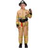 imageSpooktacular Creations Halloween Firefighter Costume for Kids Boys Fireman Costume Set Firefighter Accessories for CosplayBrown