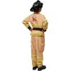 imageSpooktacular Creations Halloween Firefighter Costume for Kids Boys Fireman Costume Set Firefighter Accessories for CosplayBrown
