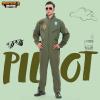 imageSpooktacular Creations Mens Fighter Pilot Costume Adult Pilot Costume Men with Accessory for Halloween