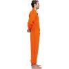 imageSpooktacular Creations Orange Prisoner Jumpsuit Men Orange Jumpsuit Women with Name Tag Halloween Costumes Adult