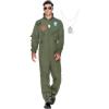 imageSpooktacular Creations Mens Fighter Pilot Costume Adult Pilot Costume Men with Accessory for Halloween