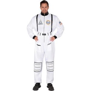 imageSpooktacular Creations Adult Men Astronaut Costume Aerospace Astronaut Suit Jumpsuit for Halloween Costume