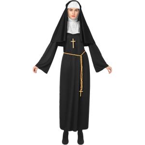imageSpooktacular Creations Halloween Nun Costume Women Nun Outfit Women Adult Halloween Costume for Dress Up Party Cosplay