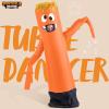 imageSpooktacular Creations Adult Inflatable Costume Tube Dancer with Waving Arm Funny Halloween Costume for Dress Up PartiesOrange
