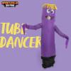 imageSpooktacular Creations Adult Inflatable Costume Tube Dancer with Waving Arm Funny Halloween Costume for Dress Up PartiesPurple