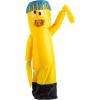 imageSpooktacular Creations Adult Inflatable Costume Tube Dancer with Waving Arm Funny Halloween Costume for Dress Up PartiesYellow