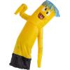 imageSpooktacular Creations Adult Inflatable Costume Tube Dancer with Waving Arm Funny Halloween Costume for Dress Up PartiesYellow