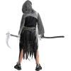 imageSpooktacular Creations Child Unisex Grim Reaper Costume Halloween Costume with Glowing Red Eyes for Kids TrickorTreating