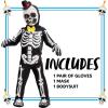 imageSpooktacular Creations Glows in the Dark Skeleton Costume for Boys Halloween Skeleton Costume Bone Jumpsuit for Kids