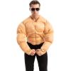 imageSpooktacular Creations Halloween Mens Muscle Suit Muscle Shirt Funny Adult Costumes Body Builder Costume for RoleplayTan Skin