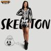 imageSpooktacular Creations Skeleton Dress Women Halloween Glow in The Dark Skeleton Costume for Adult Halloween Dress Up Party Cosplay