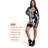 imageSpooktacular Creations Skeleton Dress Women Halloween Glow in The Dark Skeleton Costume for Adult Halloween Dress Up Party Cosplay